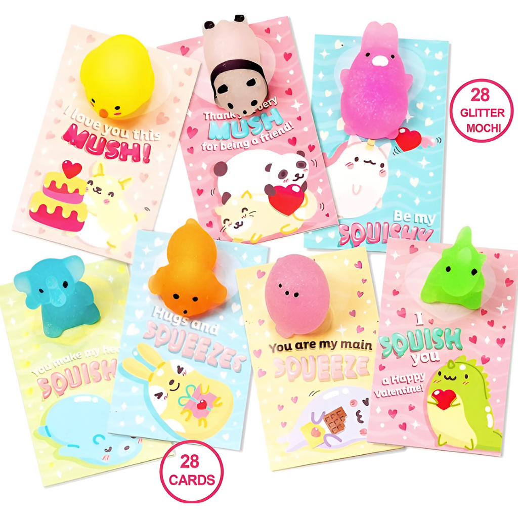 Cosmi™ Glowing Squishies Valentines Set