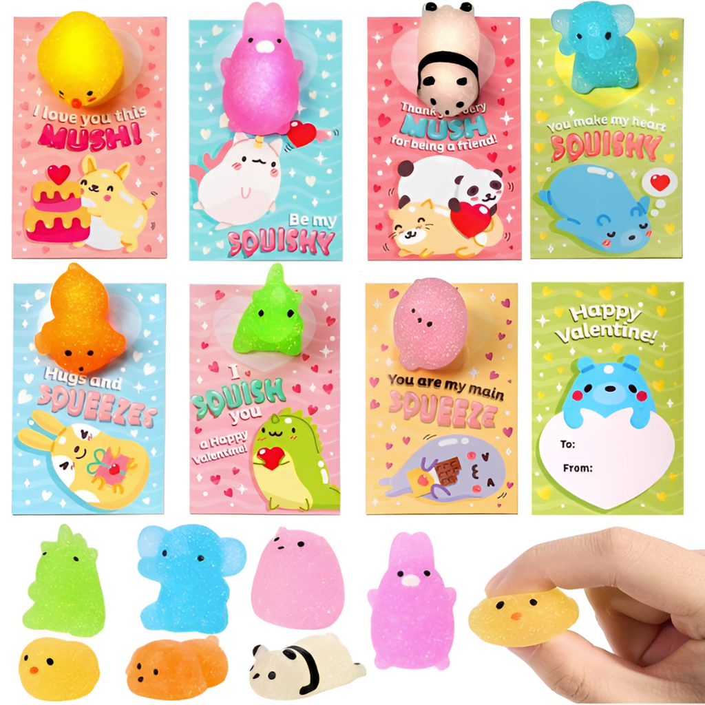 Cosmi™ Glowing Squishies Valentines Set
