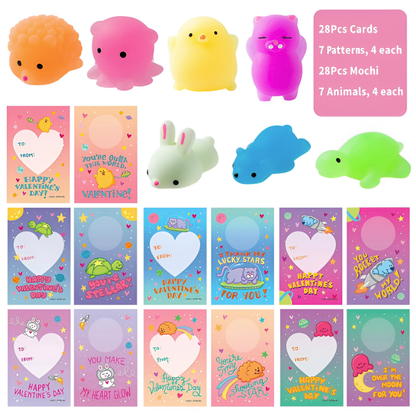 Cosmi™ Glowing Squishies Valentines Set