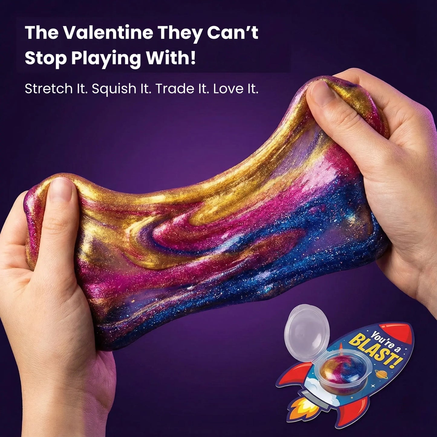 Cosmi™ Galaxy Slime Valentines Pack